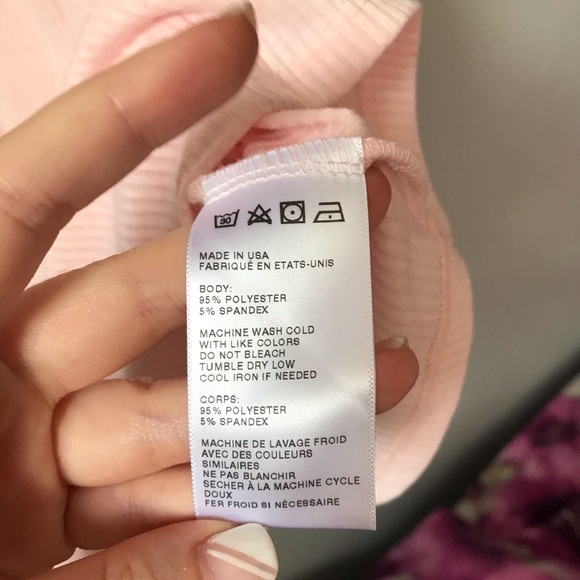 🦋3/$50 Anthropologie Ecote light pink rubbed romper - Picture 9 of 11